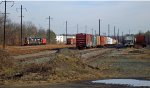 Browns Yard with Santa Train